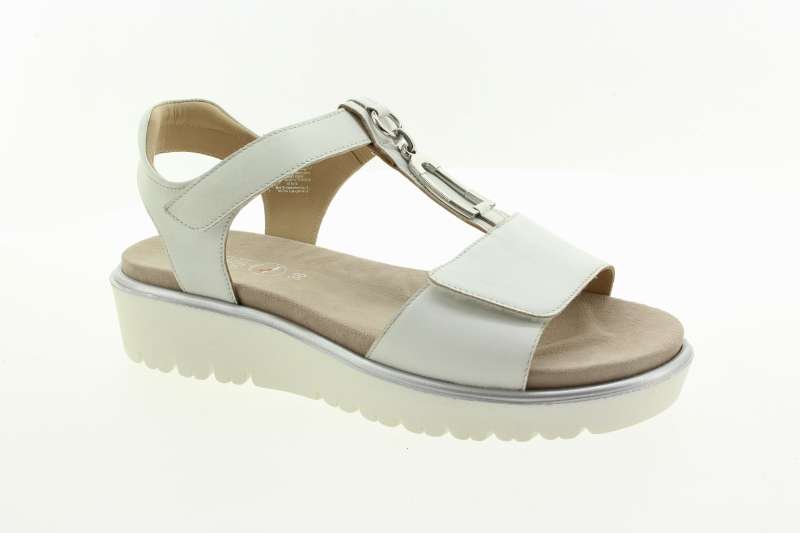 ARA Dámské kožené bílé sandály