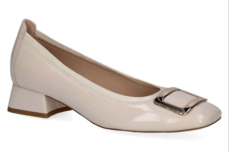 CAPRICE Dámské kožené lodičky snow