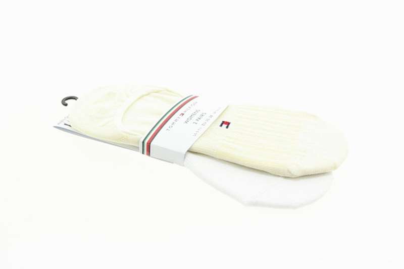 TOMMY HILFIGER Dámské žluté, bílé ťapky 2 páry