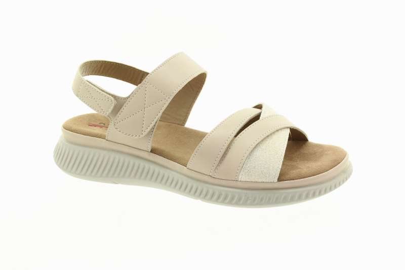 EPICA Dámské kožené béžové sandály