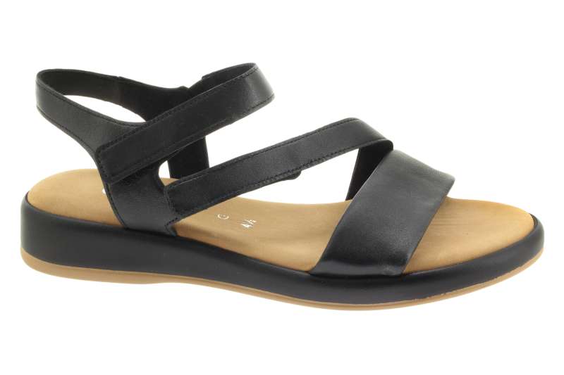 GABOR Dámské kožené černé sandály
