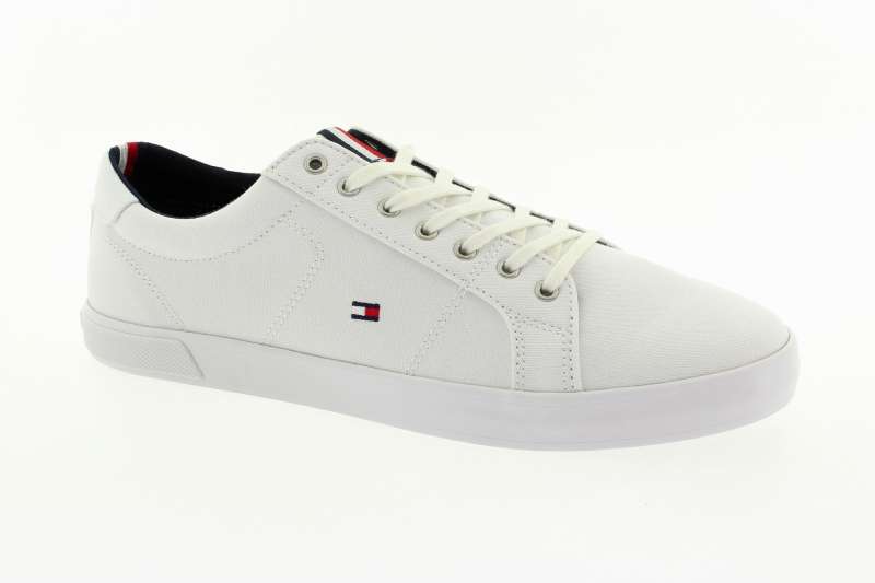 TOMMY HILFIGER Pánské bílé textilní tenisky