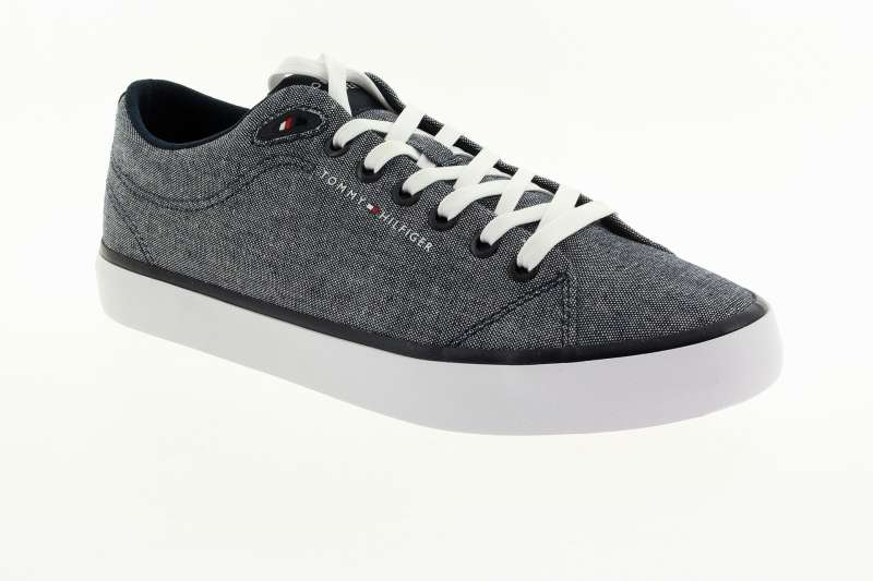 TOMMY HILFIGER Pánské modré textilní tenisky