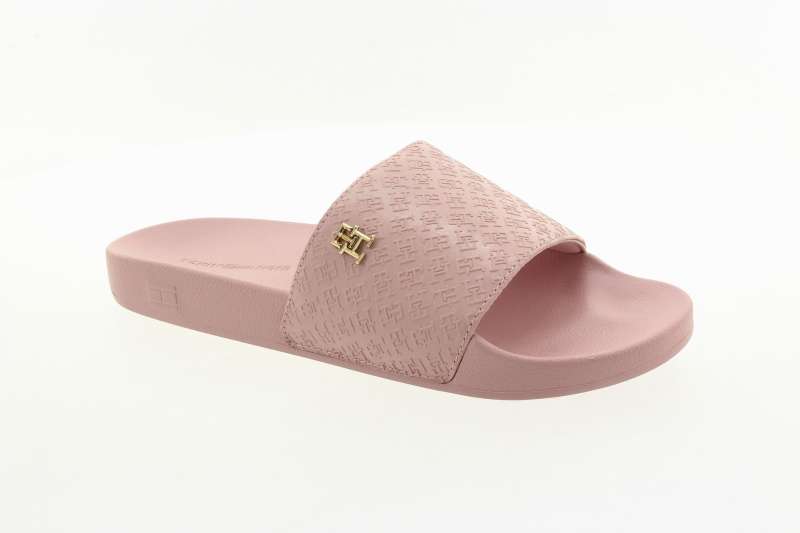 TOMMY HILFIGER Dámské růžové pantofle