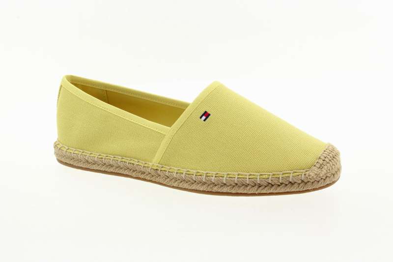 TOMMY HILFIGER Dámské žluté textilní espadrilky