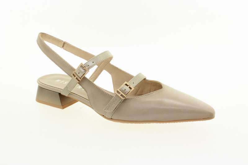 HISPANITAS Dámské kožené béžové lodičky 