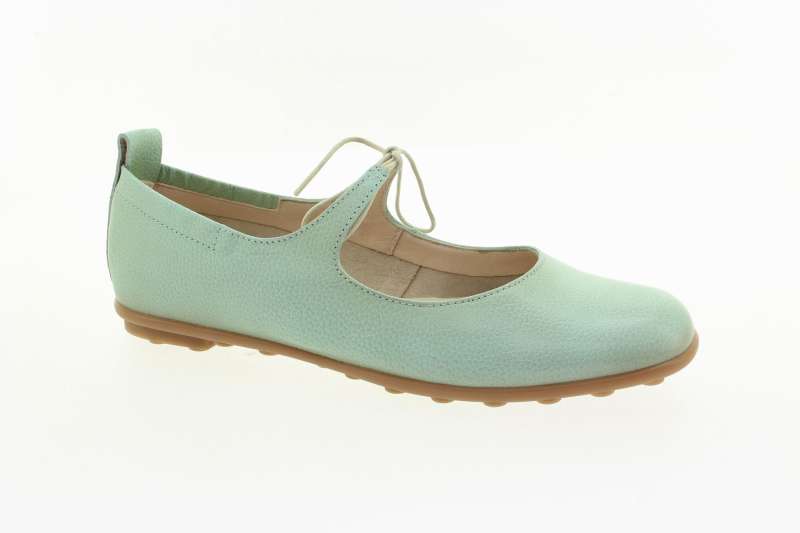 HISPANITAS Dámské kožené baleríny eucalipto
