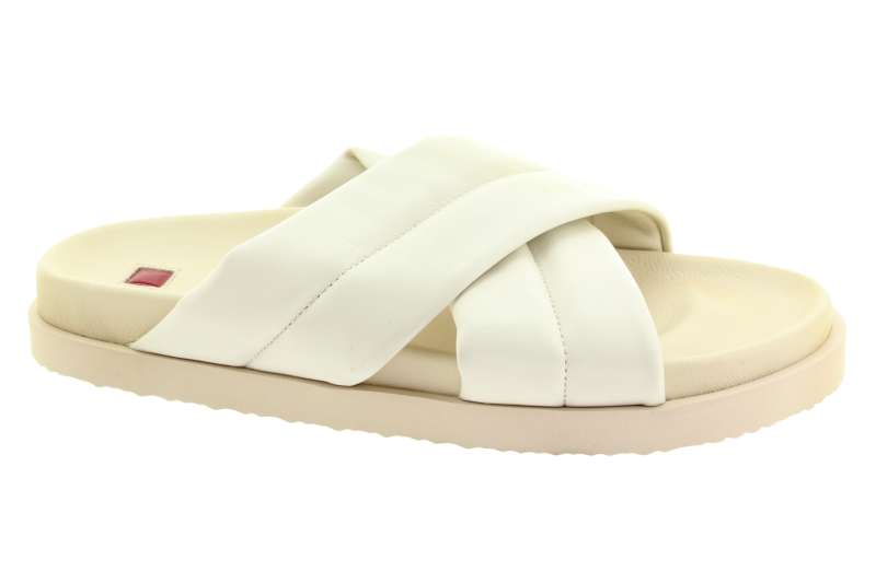 HÖGL Dámské kožené krémové pantofle