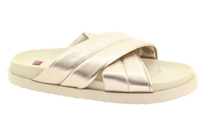 HÖGL Dámské kožené bronzové pantofle