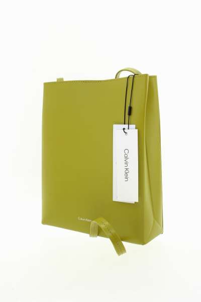 CALVIN KLEIN Dámský crossover kožený avocado oil