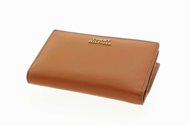 TOMMY HILFIGER Dámská hnědá kožená peněženka