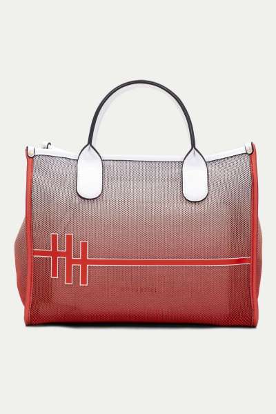 HISPANITAS Dámská červeno-bílá kabelka