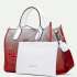 HISPANITAS Dámská červeno-bílá kabelka