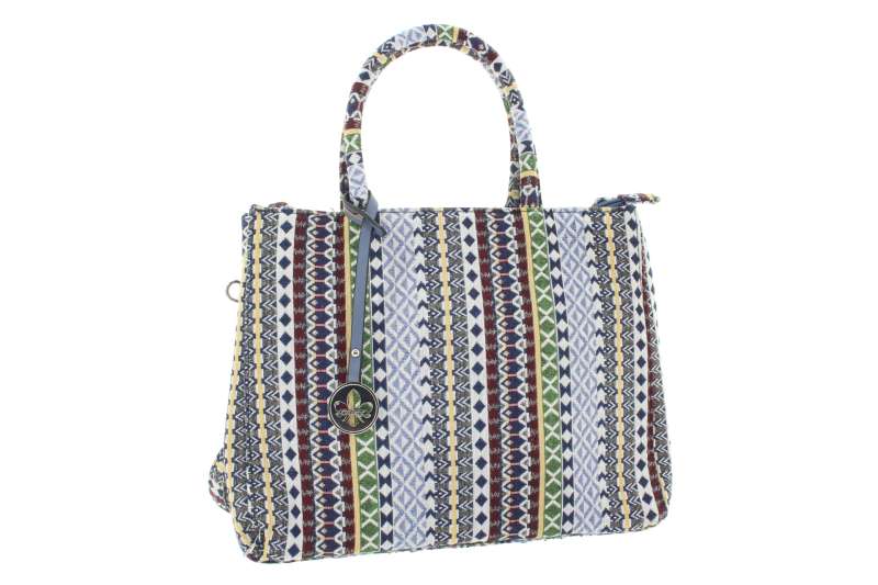RIEKER Dámská textilní kabelka vzor
