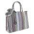 RIEKER Dámská textilní kabelka vzor