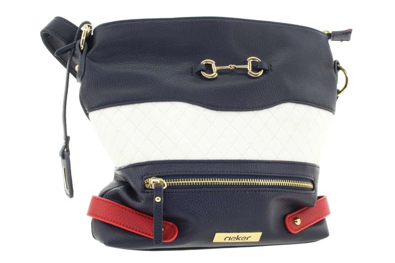 RIEKER Dámský crossover modro-bílý 