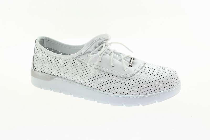 LOOKE Dámské bílé kožené tenisky