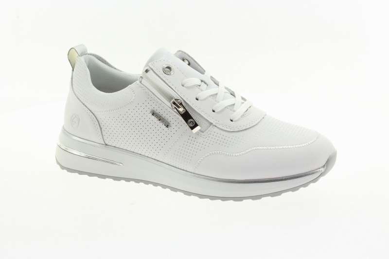 REMONTE Dámské bílé kožené tenisky