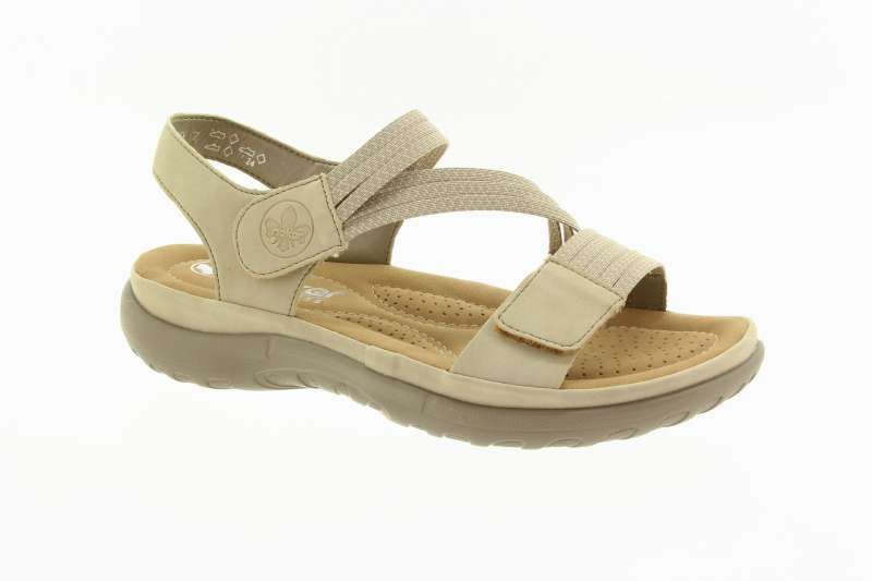 RIEKER Dámské béžové sandály