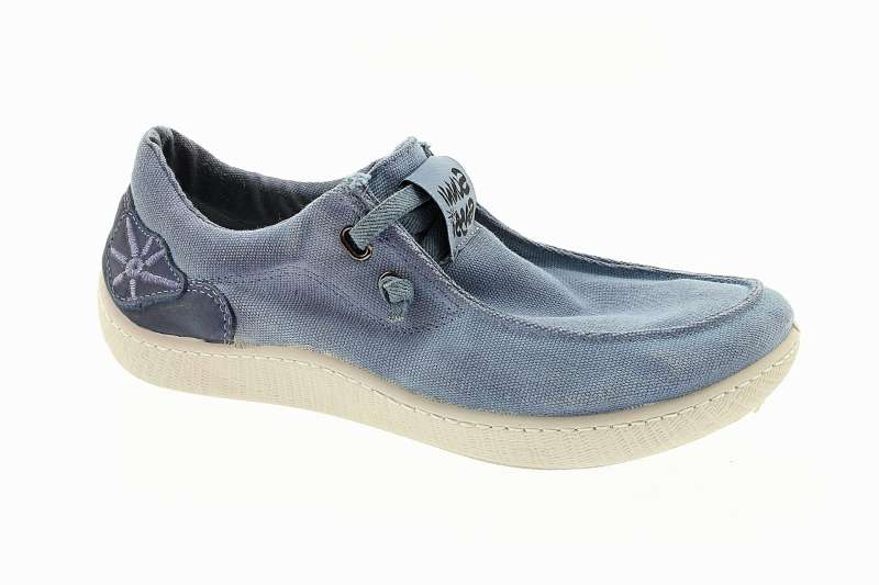 SUNNI SABBI Dámské modré textilní mokalsíny