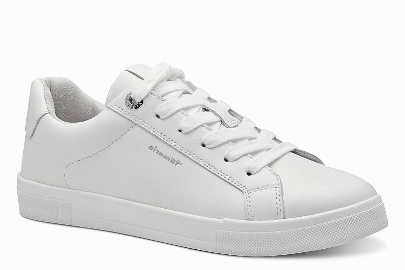 TAMARIS Dámské bílé kožené tenisky