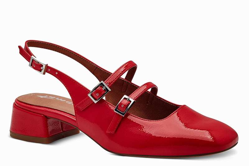 TAMARIS Dámské červené lodičky