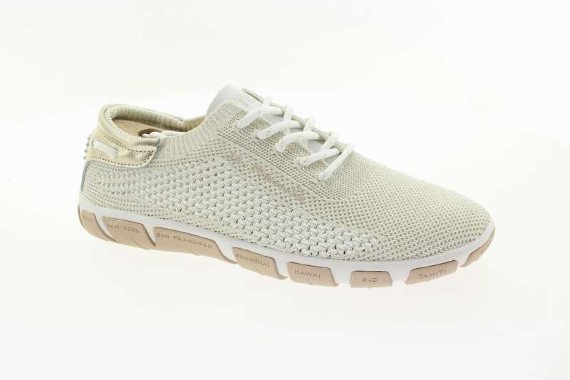 TBS Dámské textilní béžové polobotky