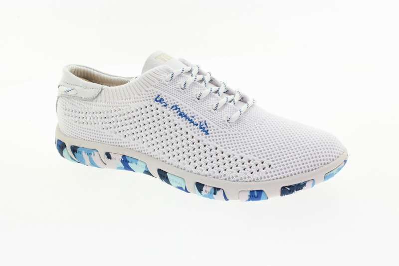 TBS Dámské textilní bílé polobotky