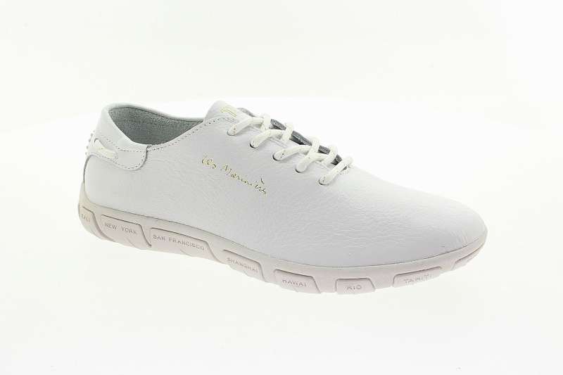 TBS Dámské bílé kožené polobotky