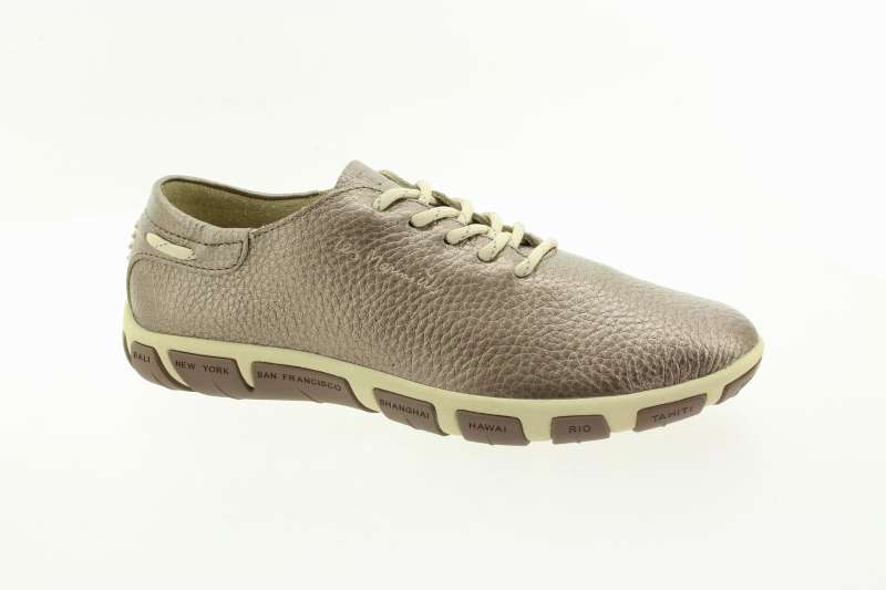 TBS Dámské bronzové kožené polobotky