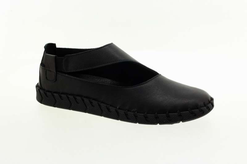 YO BY SHOEMAKER Dámské kožené černé polobotky