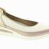 ARA Dámské krémové kožené baleríny