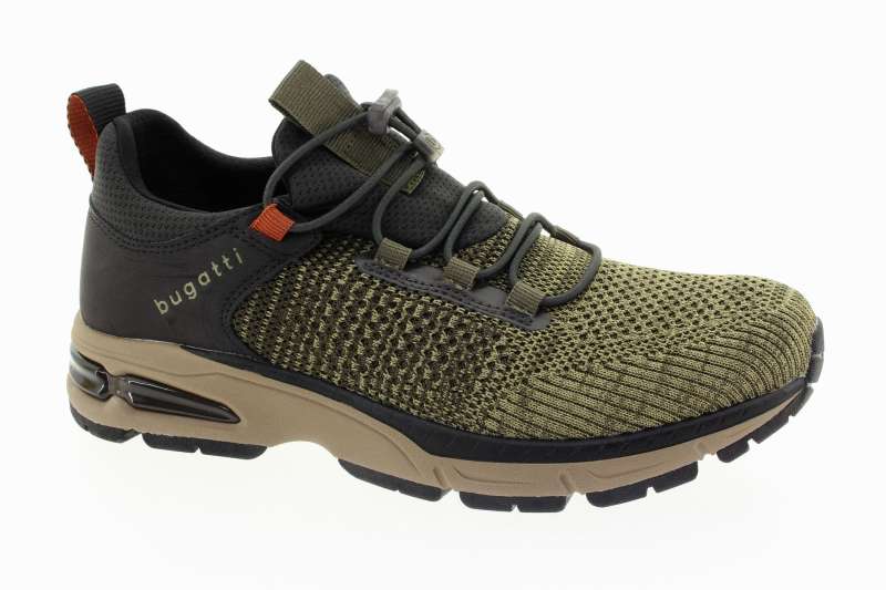 BUGATTI Pánské zelené textilní tenisky