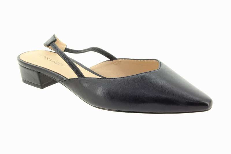 PETER KAISER Dámské černé kožené lodičky