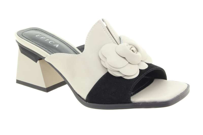 EOICA Dámské šedo černé pantofle