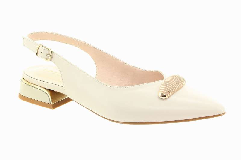 EPICA Dámské krémové kožené lodičky