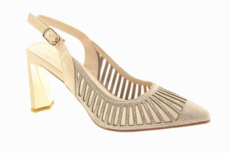 EPICA Dámské béžové kožené lodičky