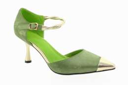 EPICA Dámské kožené zelené lodičky