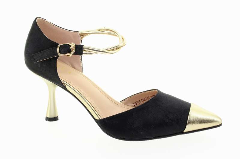 EPICA Dámské kožené černé lodičky