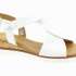 GABOR Dámské bílé kožené sandály