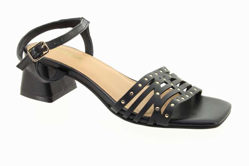 GIOSEPPO Dámské kožené černé páskové