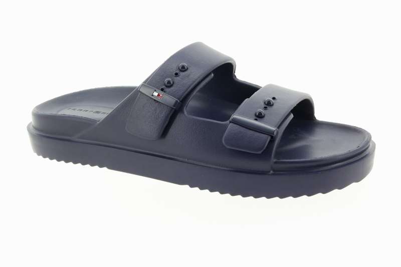 TOMMY HILFIGER Pánské modré pantofle