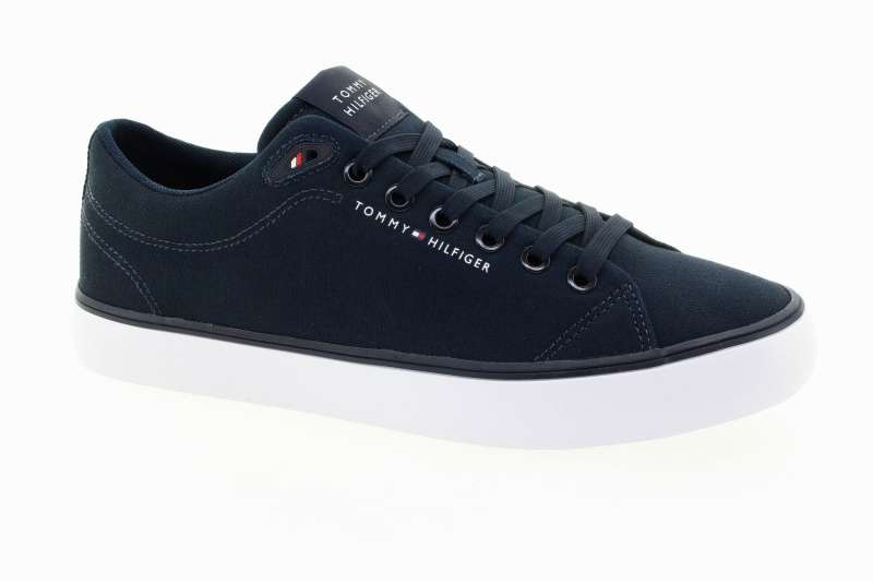 TOMMY HILFIGER Pánské modré textilní tenisky