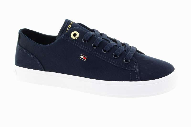 TOMMY HILFIGER Dámské modré textilní tenisky