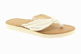 TOMMY HILFIGER Dámské krémové žabky