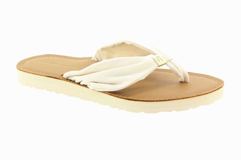 TOMMY HILFIGER Dámské krémové žabky