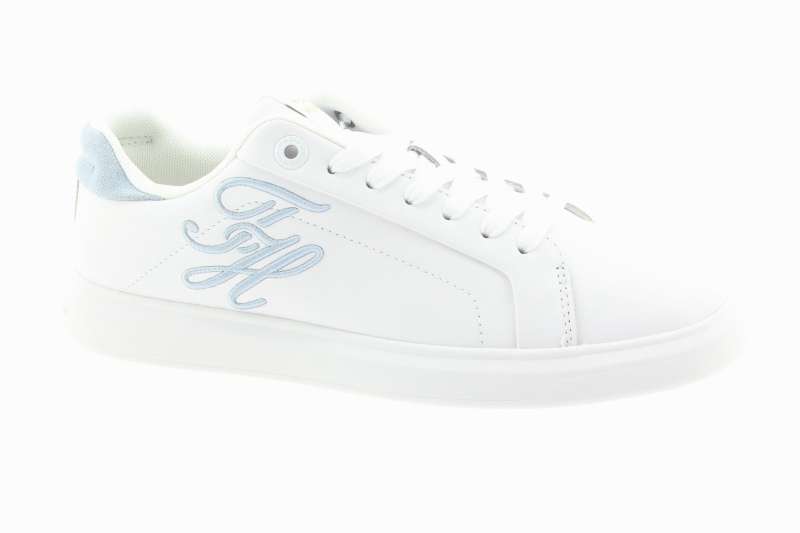 TOMMY HILFIGER Dámské bílé kožené tenisky