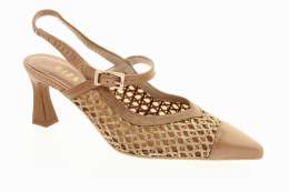 HISPANITAS Dámské hnědé kožené lodičky