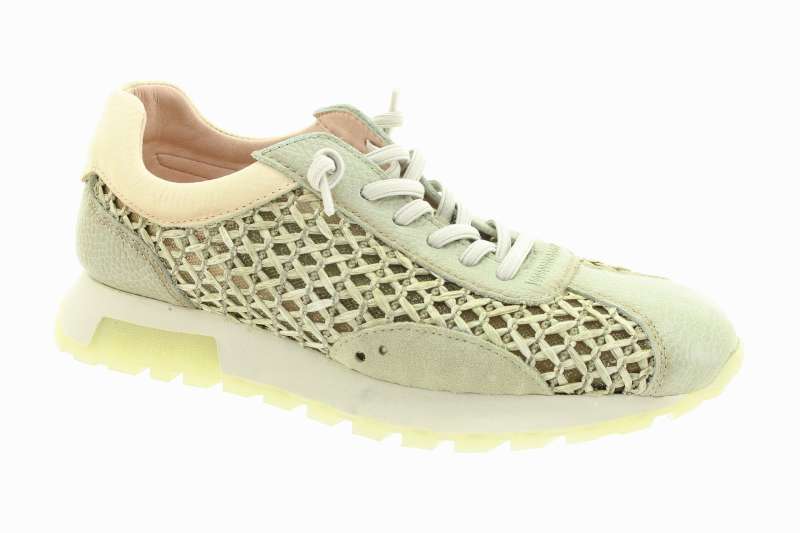 HISPANITAS Dámské zelené kožené polobotky