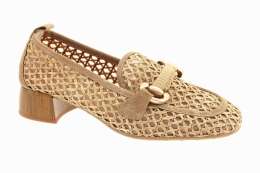 HISPANITAS Dámské hnědé kožené mokasíny